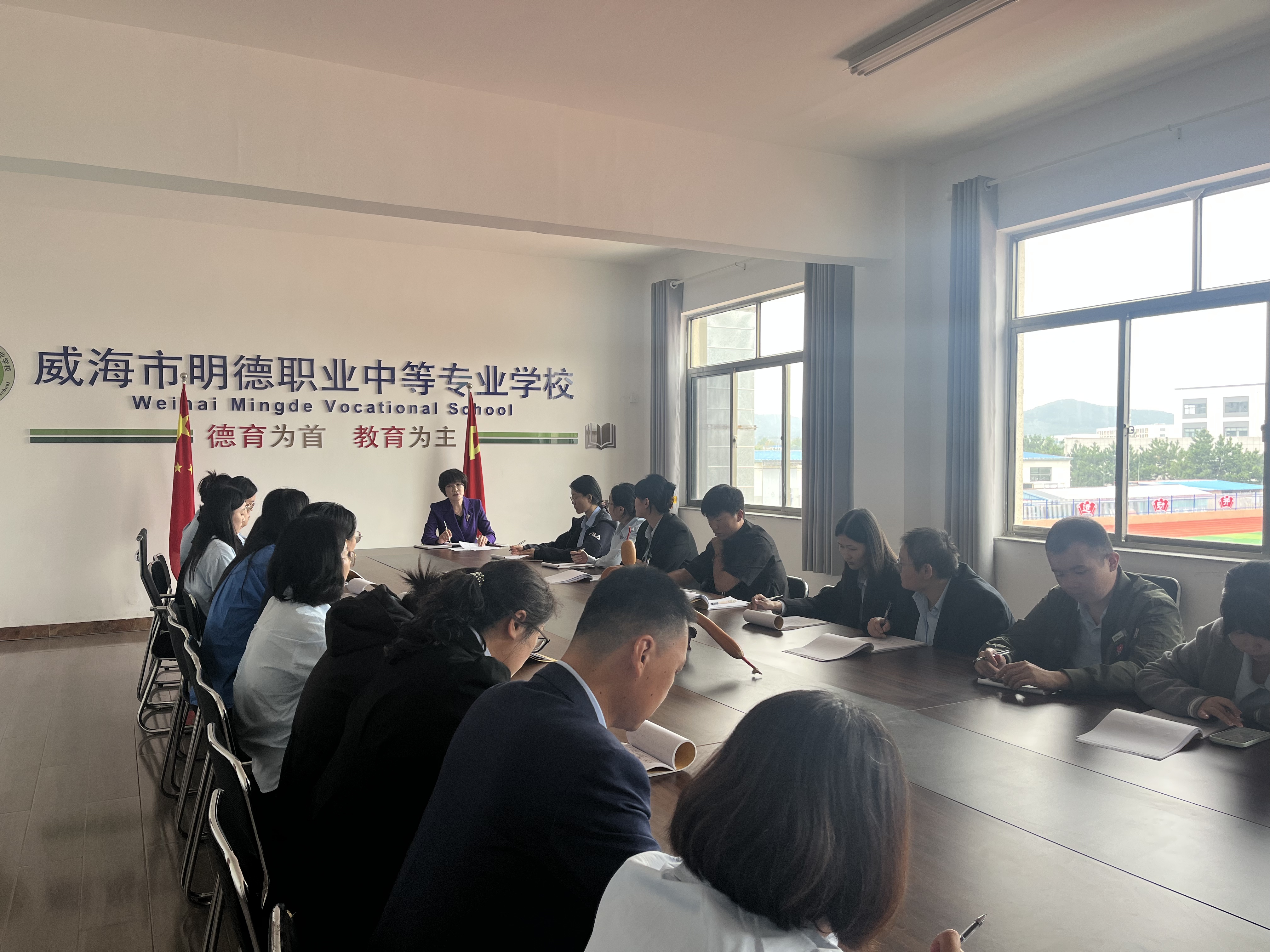 以笔为剑展锋芒，以规为矩筑华章 | 威海明德职专单元检测温情启航