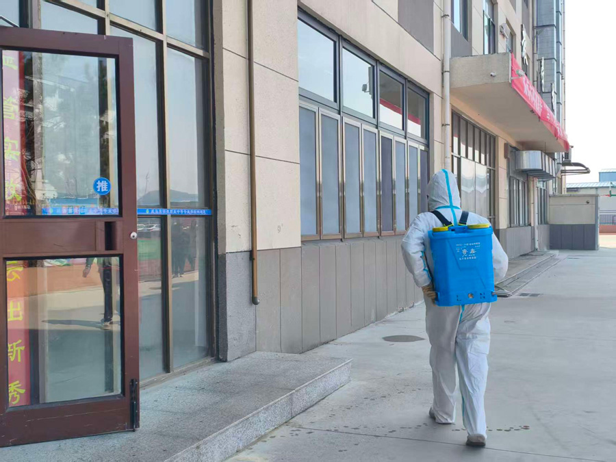 净心守护，筑卫校园——威海明德职专科学消杀，为师生健康保驾护航